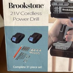 Brookstone power drill-new