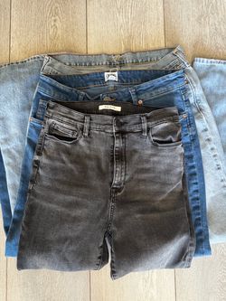 Lot of 3 Pairs of Women’s Jeans - PACSUN (Sz 28), ASOS (Sz 28), Old Navy (Sz 6) - All 3 for Price