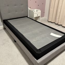 Twin Size Bed Frame And Spring Box 
