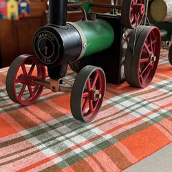 Mamod Steam Tractor With Wagon & Logs