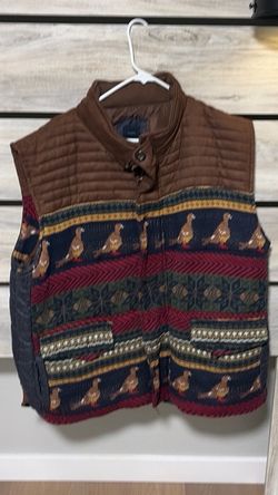Vintage Patterned Quilted Vest