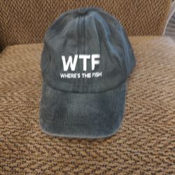 WHERE'S THE FISH BASEBALL CAP.  ADJUSTABLE STRAP. NEW.  PICKUP ONLY 