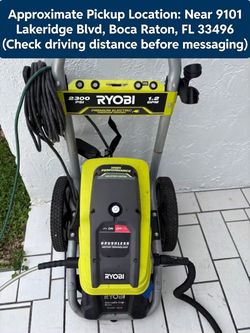 Electric Pressure Washer Ryobi 2300 PSI Brushless AS IS