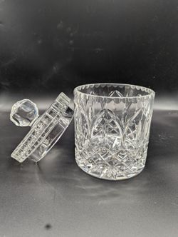 Crystal Biscuit Jar - Ice Bucket-Vintage - Poland