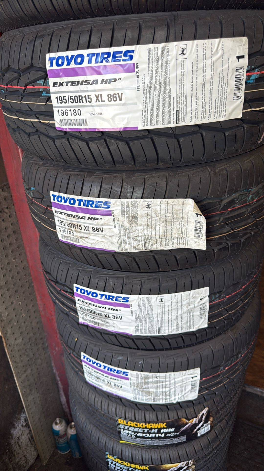 195/50/15 Toyo Tires