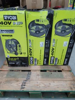 Ryobi 40V brushless Hybrid 20" fan air cannon abanico tool only solo la herramienta 