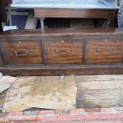 Solid Wood Dresser / TV Stand – Vintage Style
