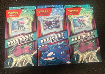Pokemon Scarlet & Violet Knockout Collection Suicune & Kyogre HOLO*