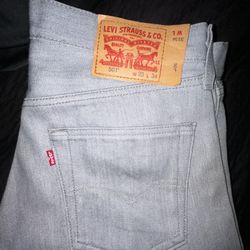 501 Grey Levi’s 33/34
