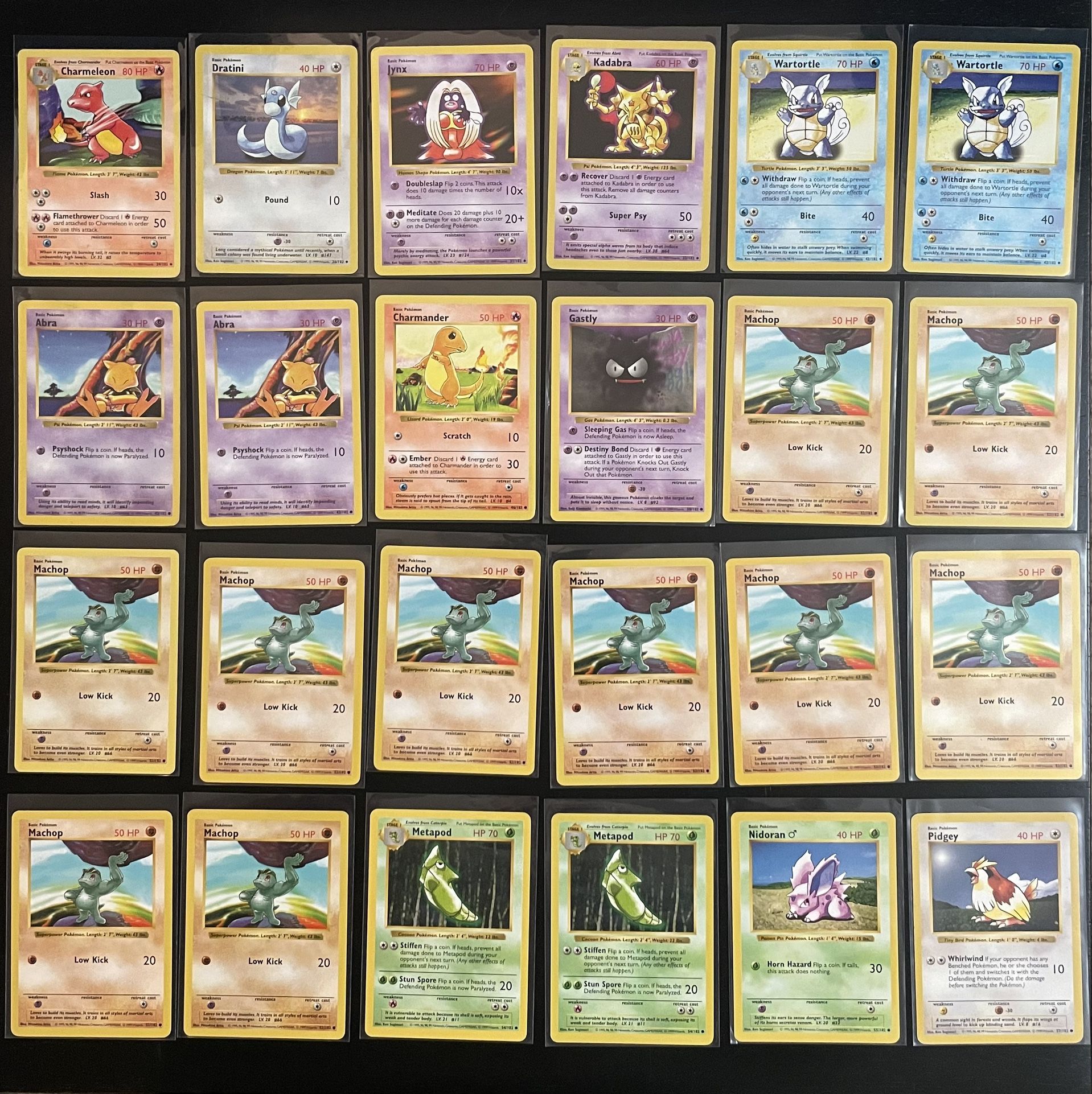 Pokemon TCG - Base Set Shadowless Lot