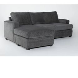Couch With Chaise Plus Ottoman