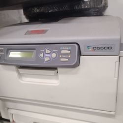 OKI C5500 Laser Color Printer Works