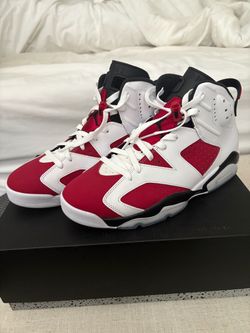 Jordan carmine 6’s