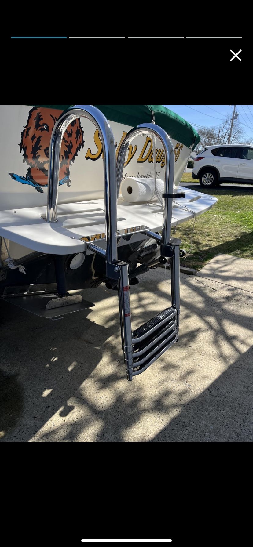 4 Step Pontoon Ladder