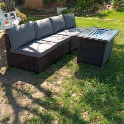 Display Bottle Patio Sofa Patio Couch Brand New In The Box Propane Fire Pit Outdoor Furniture Outdoor Patio Furniture Set