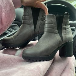 Suede High Heel Boots Size 81/2 Women  $30 OBO