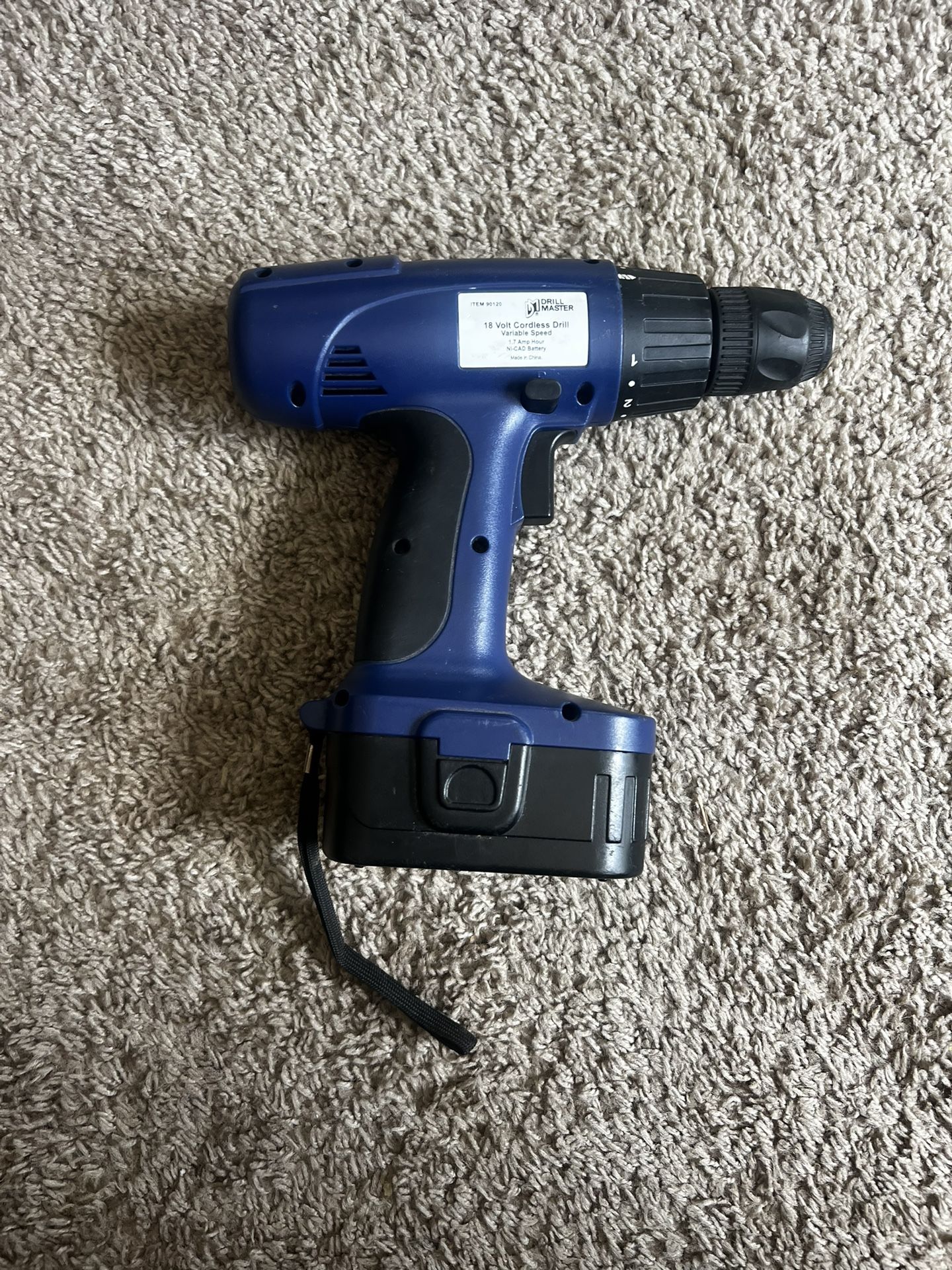 Drill master 18 V cordless drill