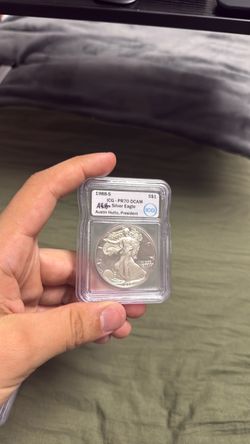 1988-S Silver Eagle ICG PR70 DCAM Graded Coin