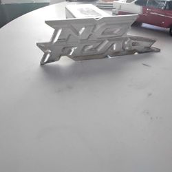 90s NO FEAR Trailer Hitch Aluminum  Cover 