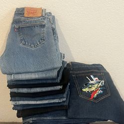 Levi’s 550 Jeans & Ed Hardy Jeans 👖 