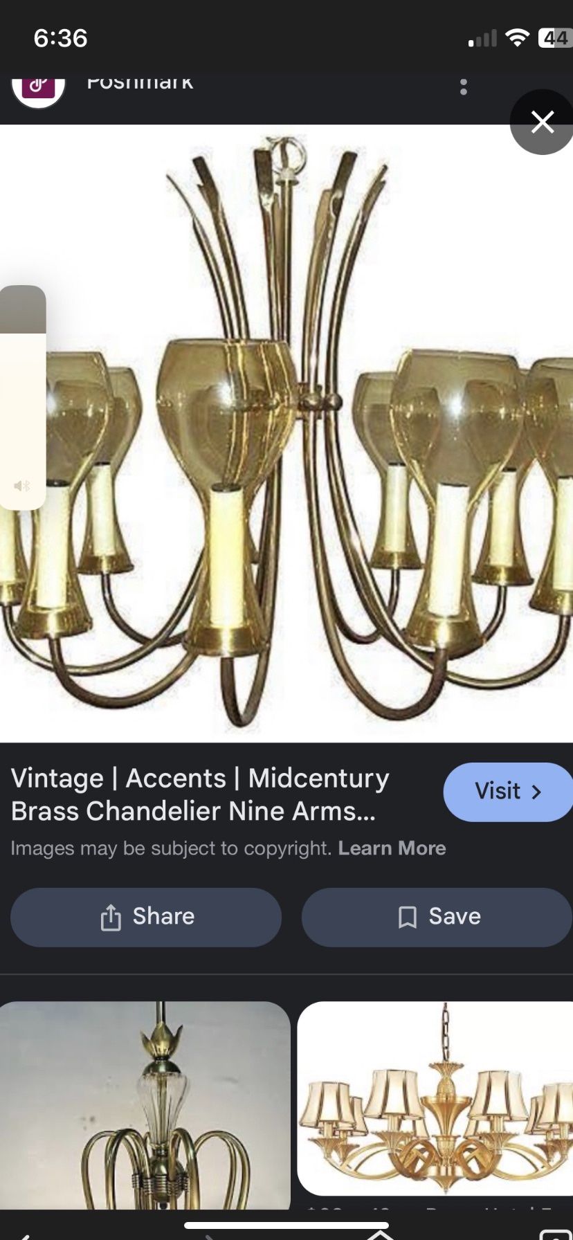 Mid Century Light $ 60