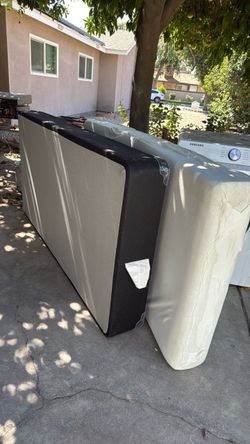 Free Box Spring Foundation with Mattress twin
