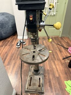 Heavy-Duty Drill Press – 3/4 HP, 16 Speeds, Laser Guide