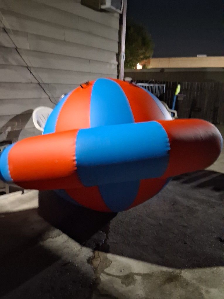 8.4"Inflatable Dome Rocker Bouncer With Pump