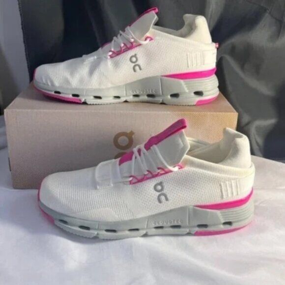 New On Cloud Cloudnova "Barbie" Women Pink Shoes White