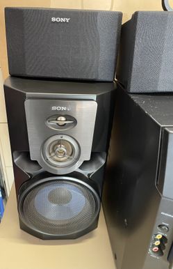  Sony MHC-MG510AV Loud Hi-Fi Component System Powerful  5 Speakers And A Subwoofer 