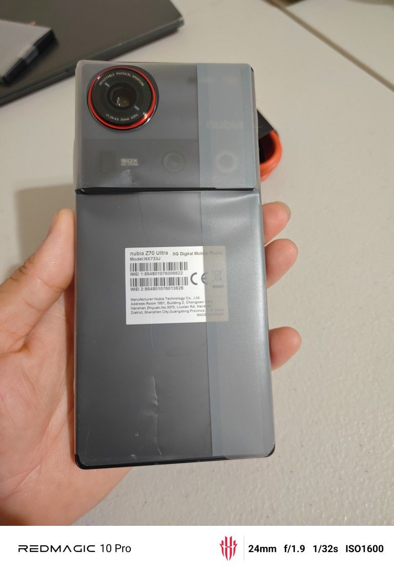 Unlocked Nubia Z70 ultra 256gb