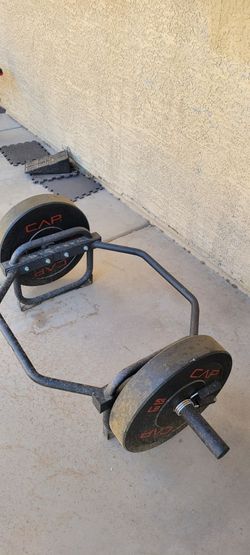 Hex Bar & x2 45lb plates