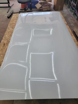 Formica Sheet Laminate - Vertical Grade - 4 x 8: Brite White, Gloss Finish