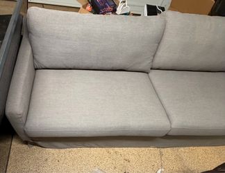 Neruda Slipcovered Sofa Gray color