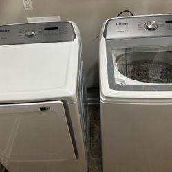Samsung washer & dryer.