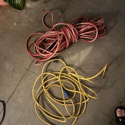 2  extension cords   heavy duty