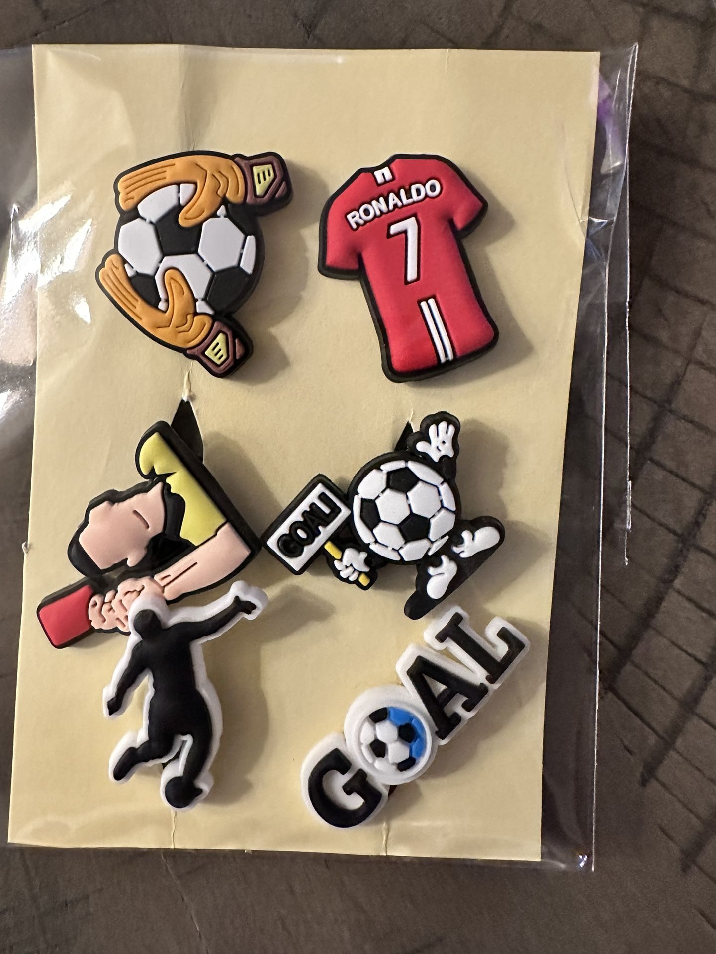 Fútbol Soccer Croc Charms