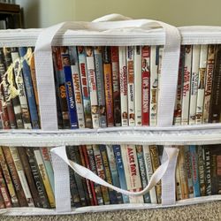 Two Zip Cases Of DVD Movies - Zip Cases Included