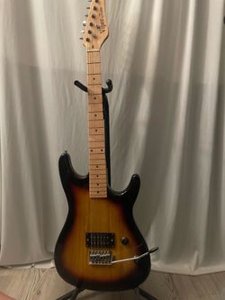 Viper Electric Guitar – Sunburst – Single Humbucker – Tremolo Bar Included