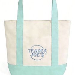 Trader Joe’s Aqua Mini Tote Bag