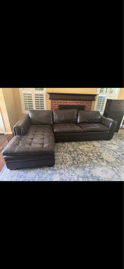 Free Couch brown leather