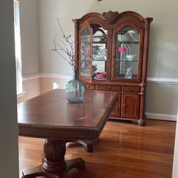 Antique Table &  Cabinet 