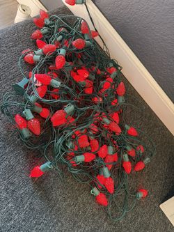 Christmas Lights Red 