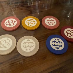 Illegal Casino Chips from The Brook Casino Saratoga Springs 