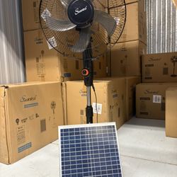 New Rechargeable Solar Fans! ☀️ Delivery Available 