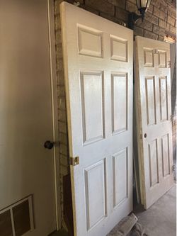 Two 36x80 pocket doors