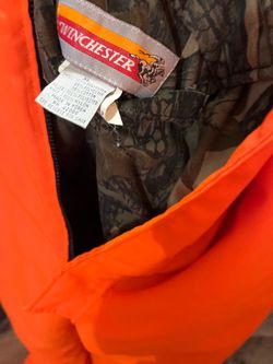 Winchester reversible camo/orange coveralls winter