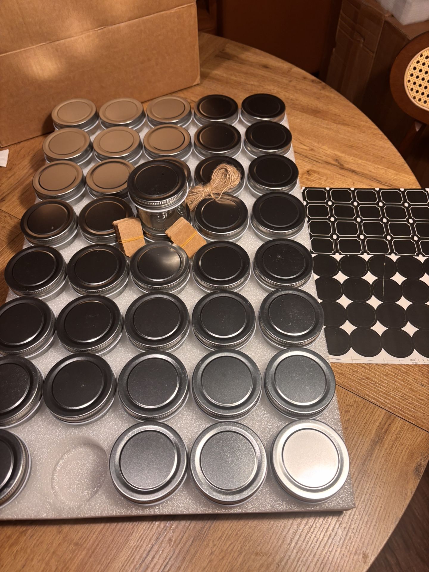 Glass Mason Jars 40pk 4oz