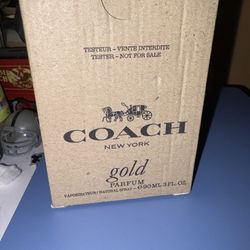 New Coach Gold Perfume 