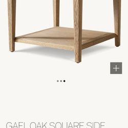 Restoration Hardware side table